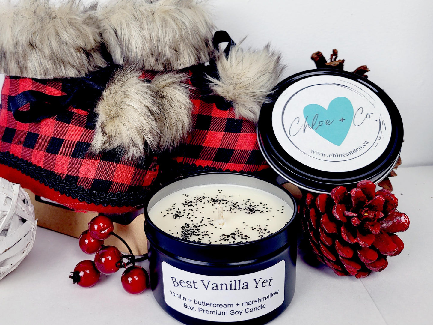 Chloe & Co Best Vanilla Yet, 8oz Soy Candle