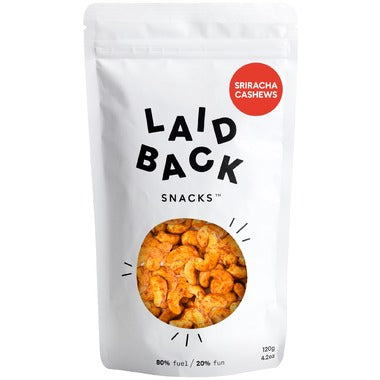 Laid Back Snacks Srirracha Cashews, 45g